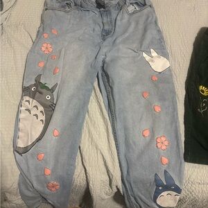 Anime Character Light Blue Jeans